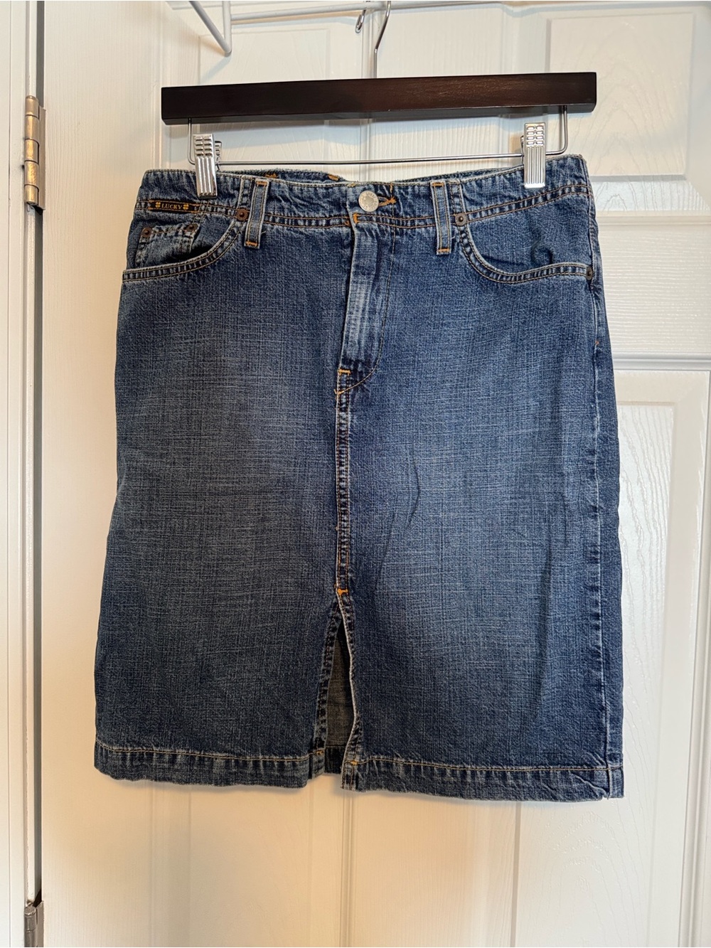 Lucky brand Classic Denim a line Skirt